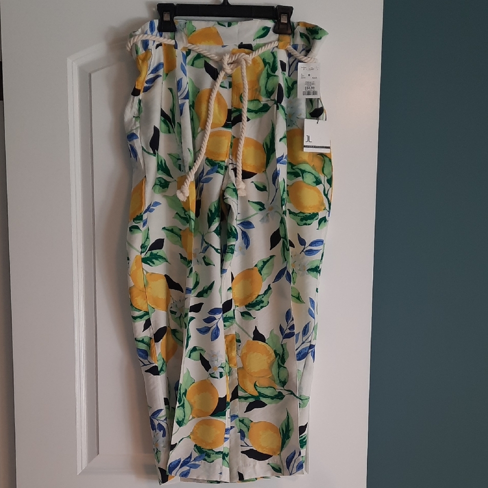 Jules & Leopold Citrus Print Pants